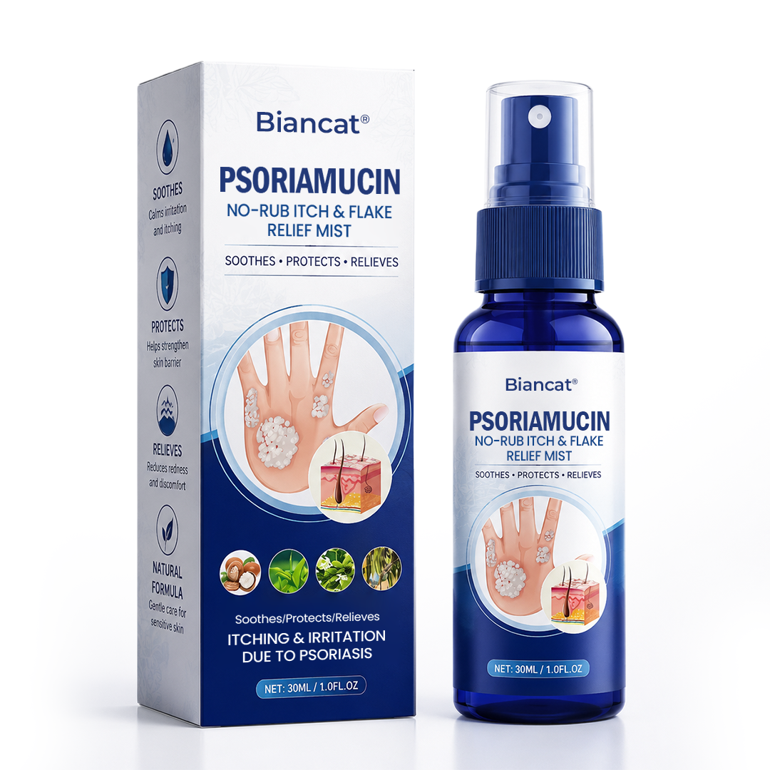 PsoriaMucin No-Rub Itch & Flake Relief Mist