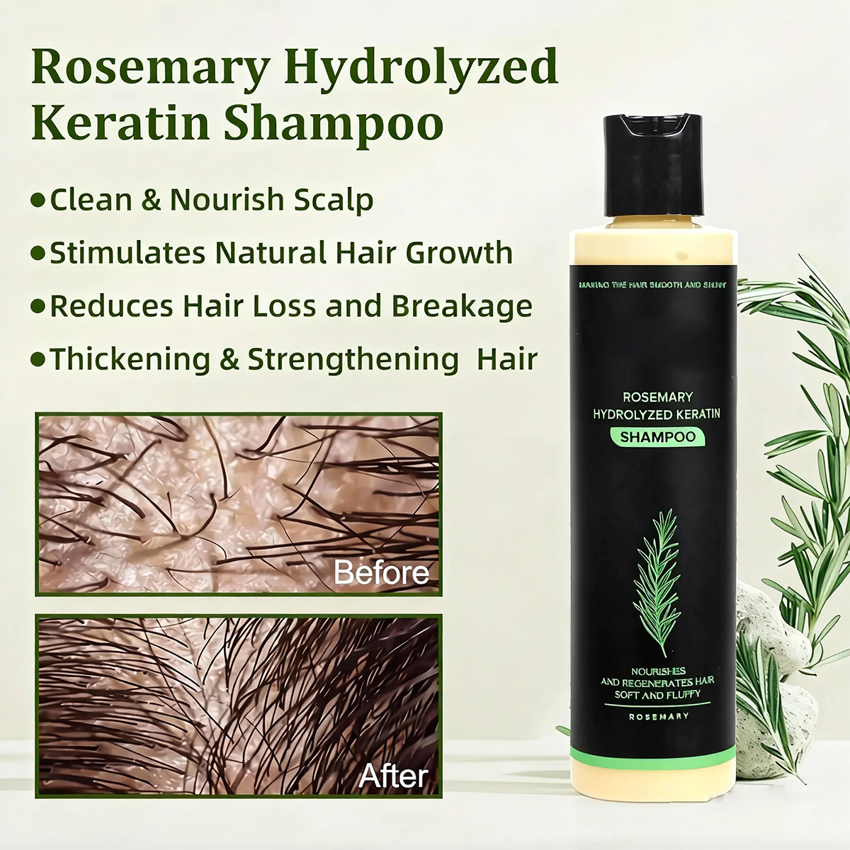 Botanical Rosemary Strengthening Shampoo