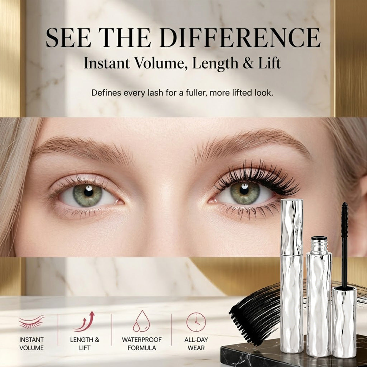 Waterproof Curling Lengthening Mascara