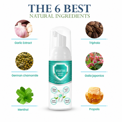 🔥 LAST DAY SALE 70% OFF 🔥 NEW TEETH Mouthwash - Solve all Oral Problems